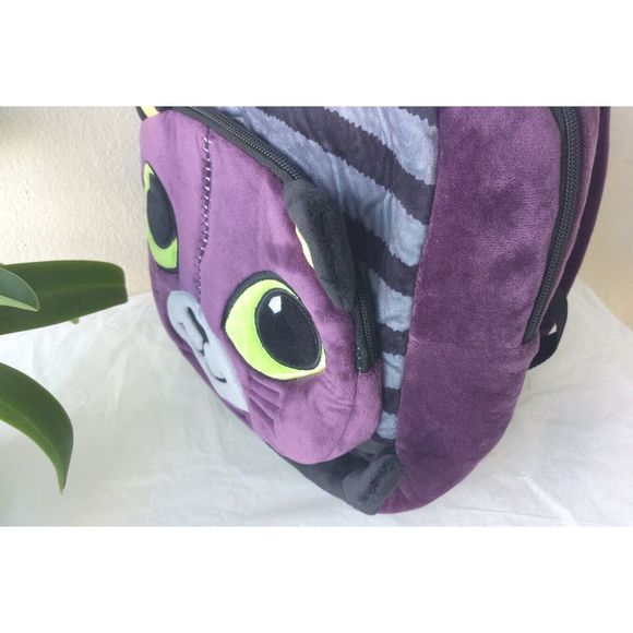 Purple Plush Bagpack color purple‎ for kiddos - Picture 6 of 12